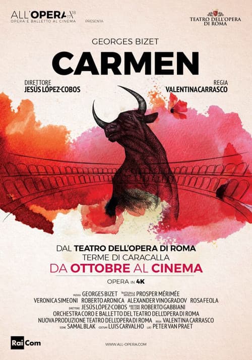 Bizet: Carmen - Teatro dell'opera di Roma (2017) poster