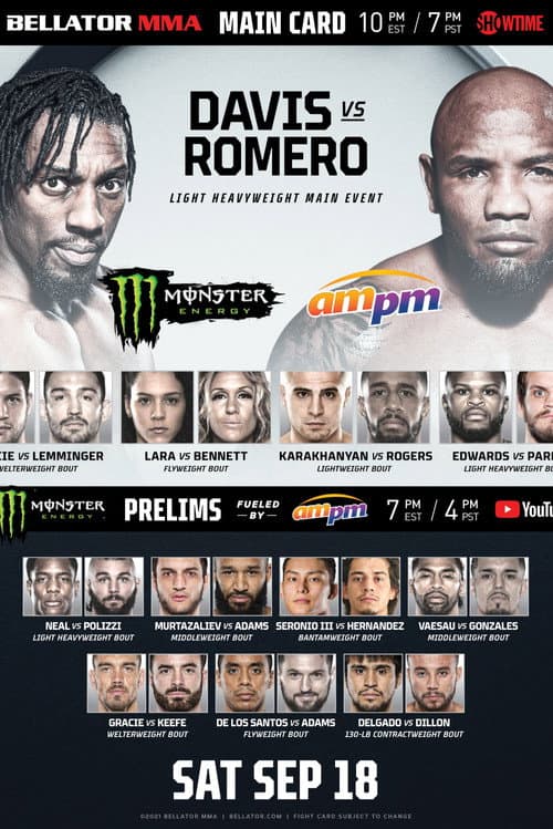 Bellator 266: Davis vs. Romero (2021) poster