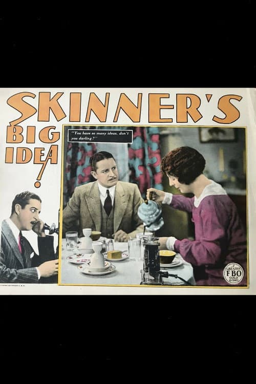 Skinner's Big Idea (1928) poster
