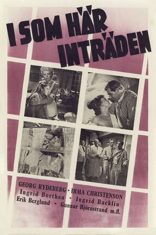 I som här inträden... (1945) poster