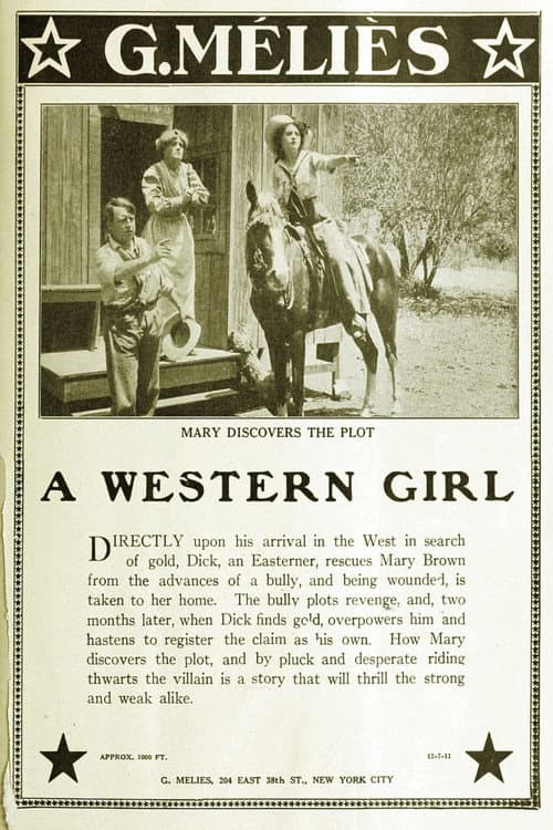 A Western Girl (1911) poster