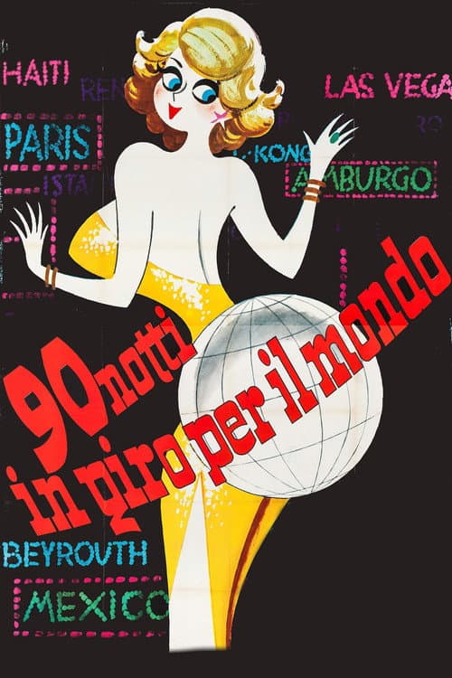 90 notti in giro per il mondo (1963) poster