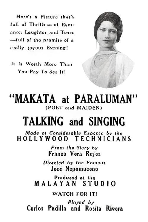 Makata At Paraluman (1933) poster