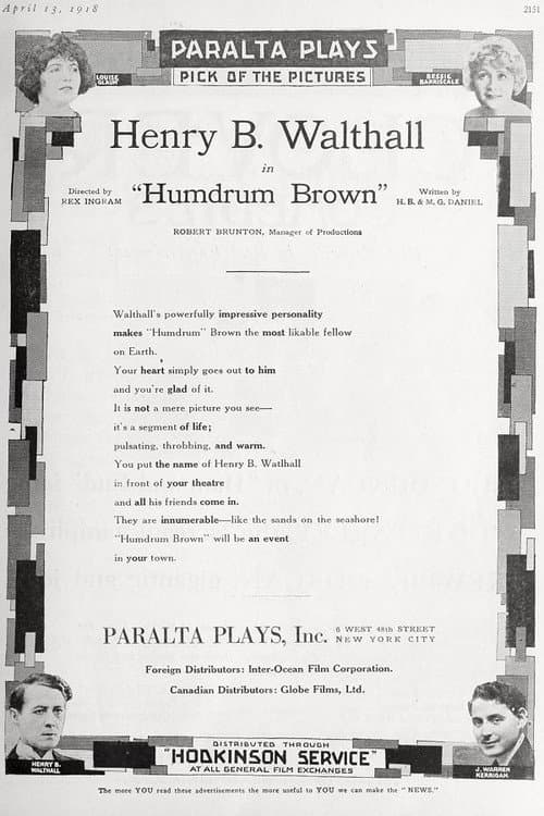 Humdrum Brown (1918) poster