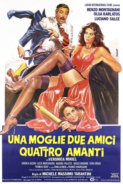 Una moglie, due amici, quattro amanti (1980) poster
