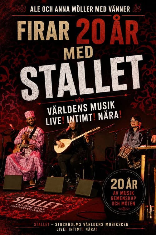 Ale och Anna Möller med vänner firar 20 år med Stallet (2020) poster