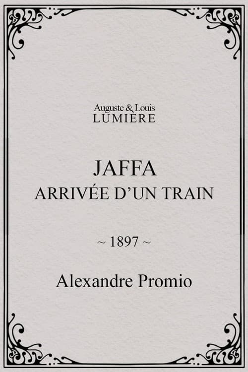 Jaffa : arrivée d’un train (1897) poster