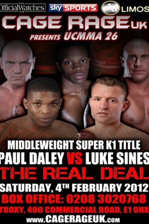 UCMMA 26: The Real Deal (2012) poster