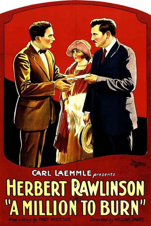 A Million to Burn (1923) poster