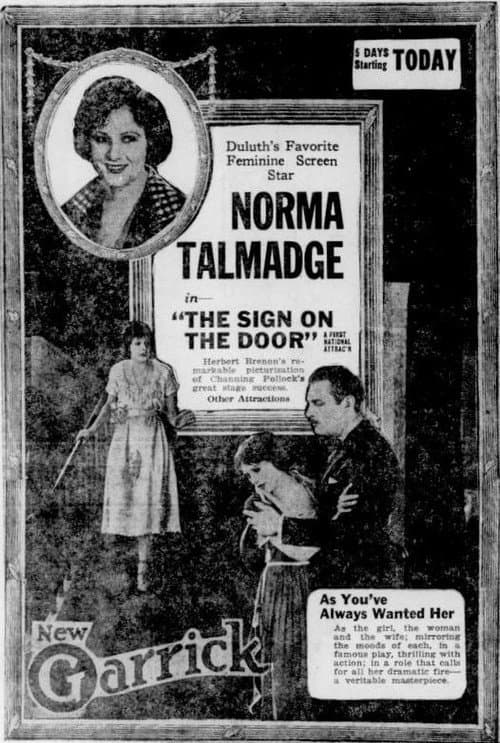The Sign on the Door (1921) poster