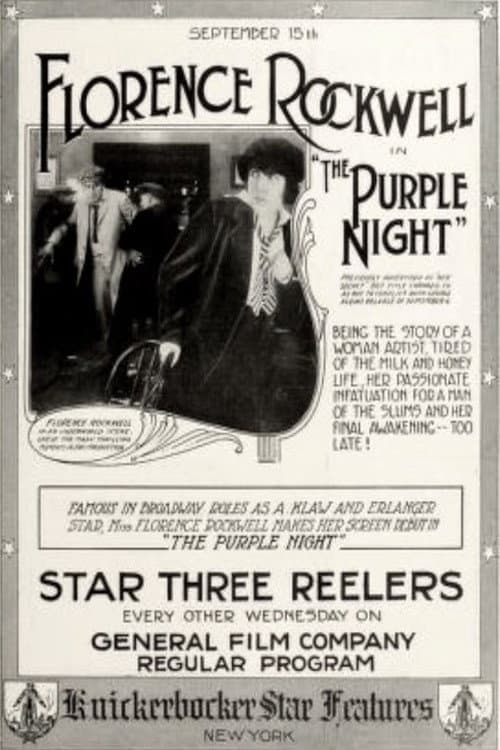 The Purple Night (1915) poster
