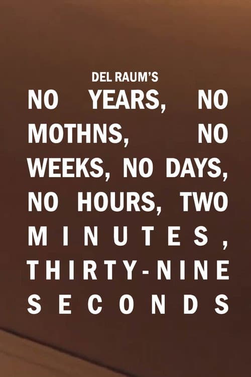 No Years, No Months, No Weeks, No Days, No Hours, Two Minutes, Thirty-nine Seconds (2025) poster
