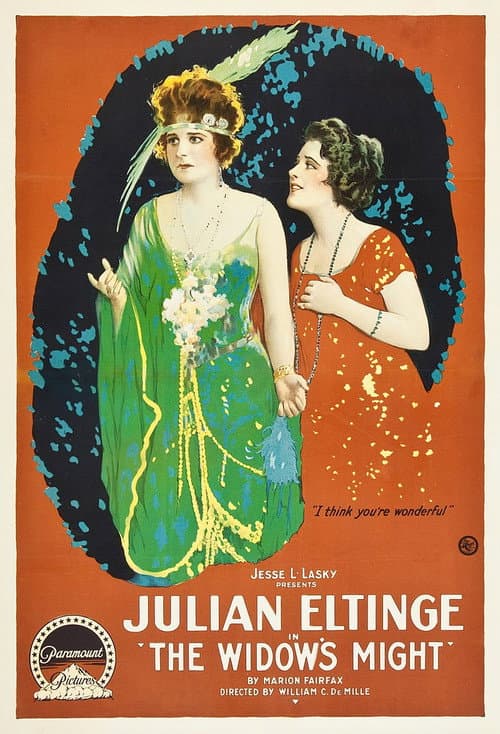 The Widow's Might (1918) poster