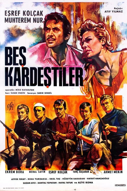 Beş Kardeştiler (1962) poster