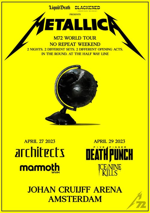Metallica: M72 World Tour Live in Amsterdam - Night 2 (2023) poster