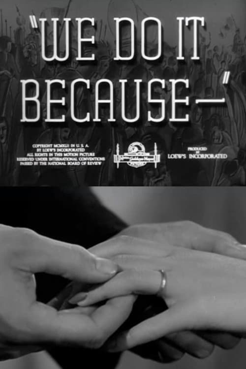 We Do It Because (1942) poster