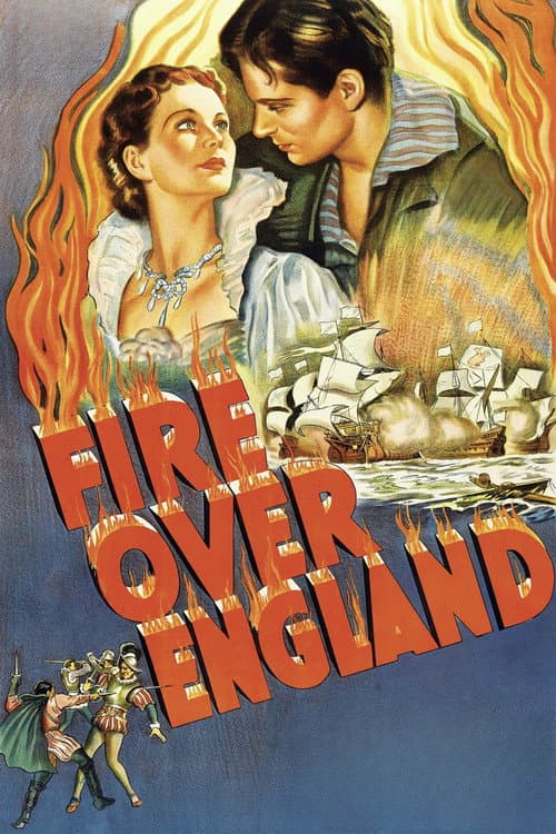 Fire Over England (1937) poster