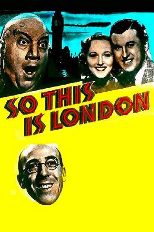 So This Is London (1939) poster