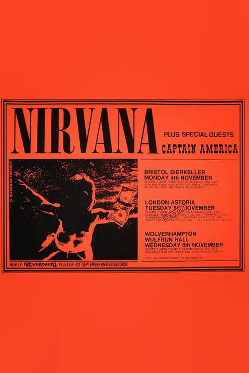 Nirvana: Astoria Theater London (1991) poster