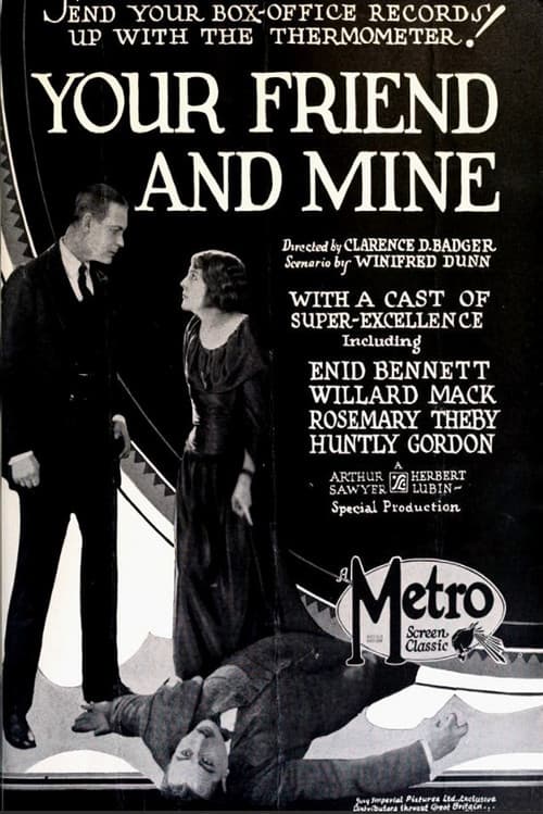 Your Friend and Mine (1923) poster