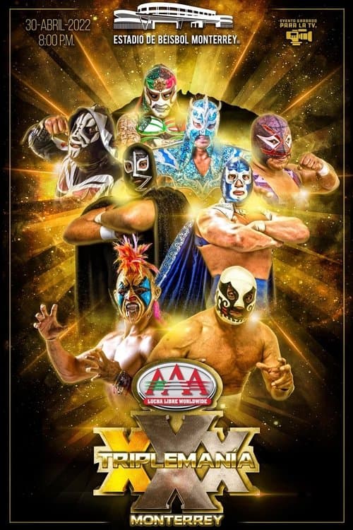 AAA Triplemania XXX: Monterrey (2022) poster