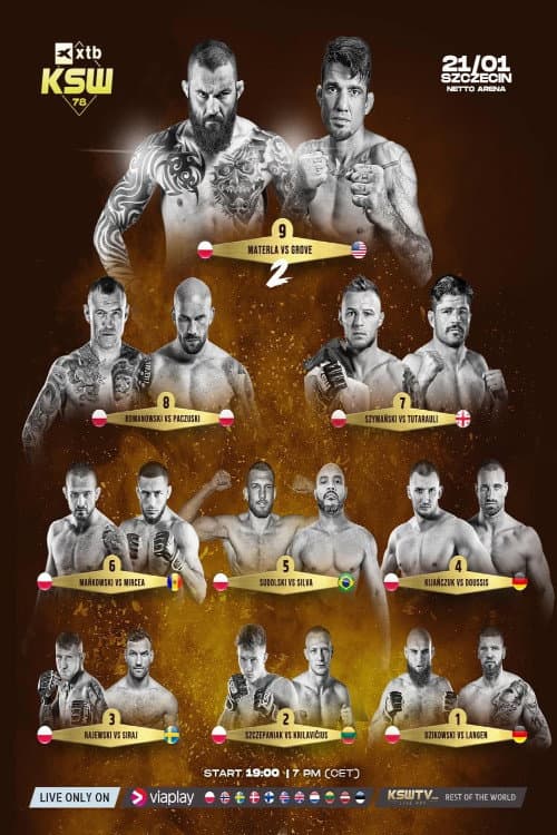 KSW 78 (2023) poster