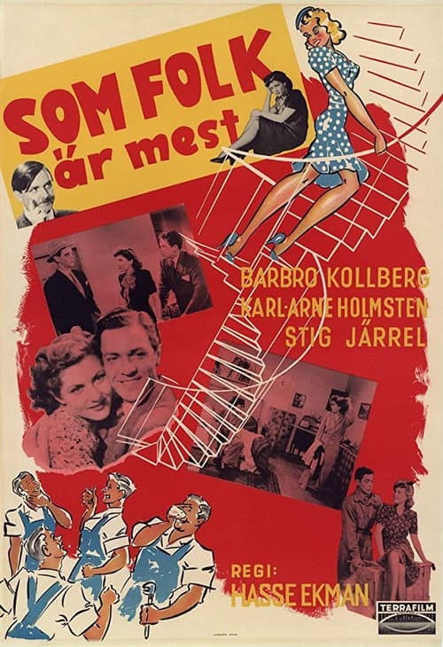 Som folk är mest (1944) poster