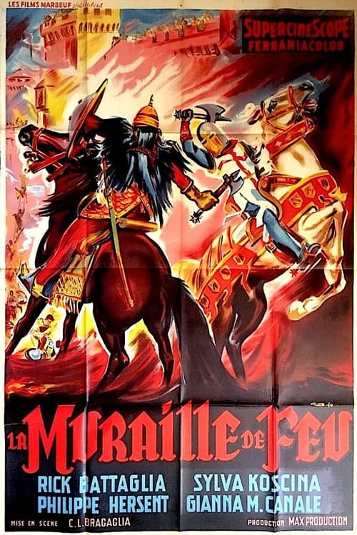 Stormloop tegen de Saracenen (1957) poster