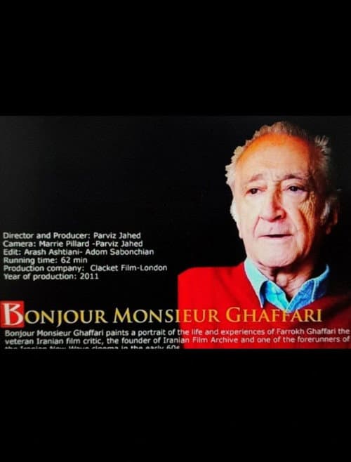 Bonjour Monsieur Ghaffari (2011) poster