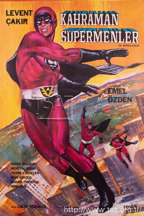 Çılgın Kız ve Üç Süper Adam (1973) poster