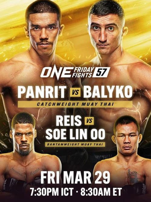 ONE Friday Fights 57: Panrit vs. Balyko (2024) poster