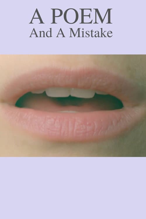 A Poem and a Mistake (2023) poster