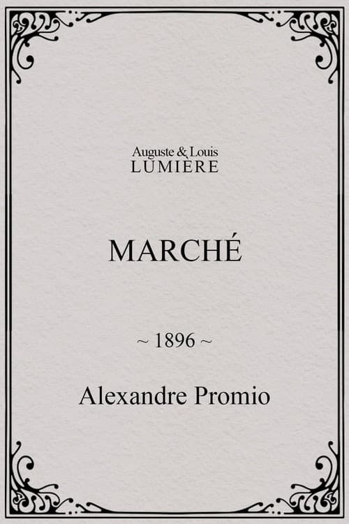 Marché (1896) poster
