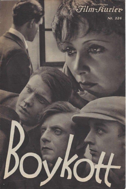 Boykott (1930) poster