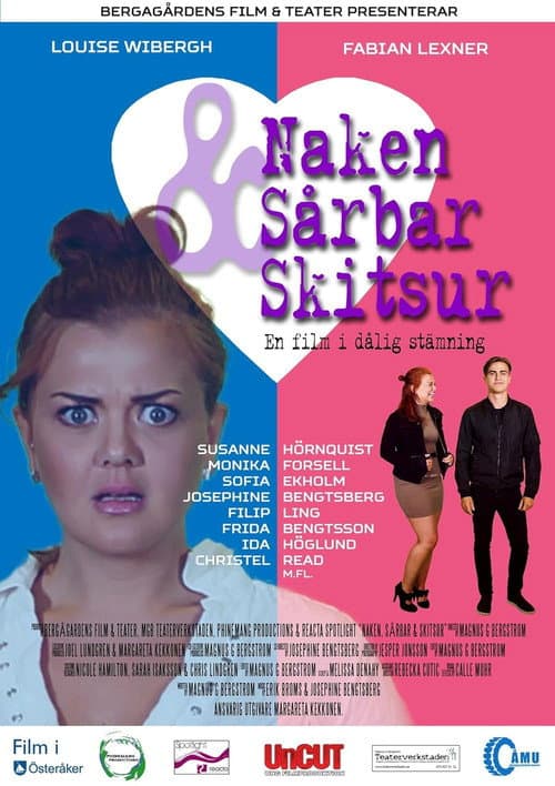 Naken, sårbar & skitsur (2017) poster