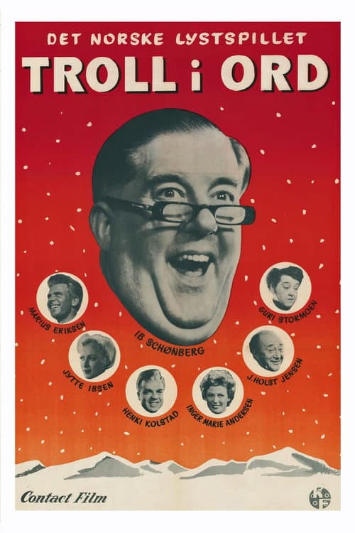 Troll i ord (1954) poster