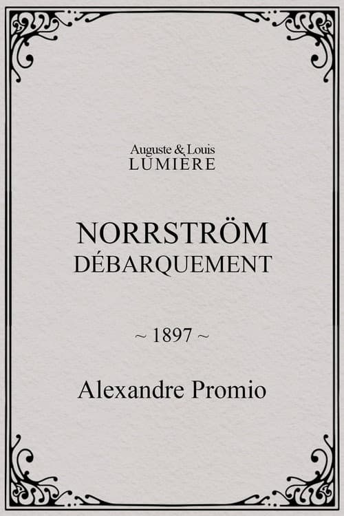 Norrström : débarquement (1897) poster