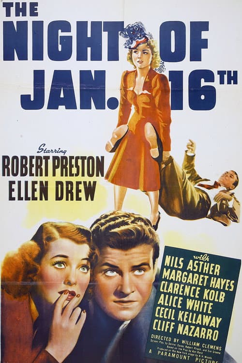 The Night of January 16th (1941) poster