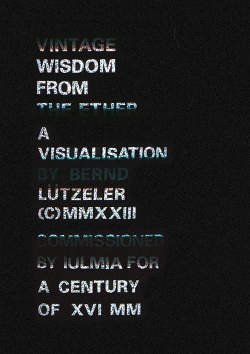 Vintage Wisdom from the Ether (2025) poster