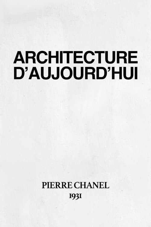 L'Architecture d'Aujourd'hui (1930) poster