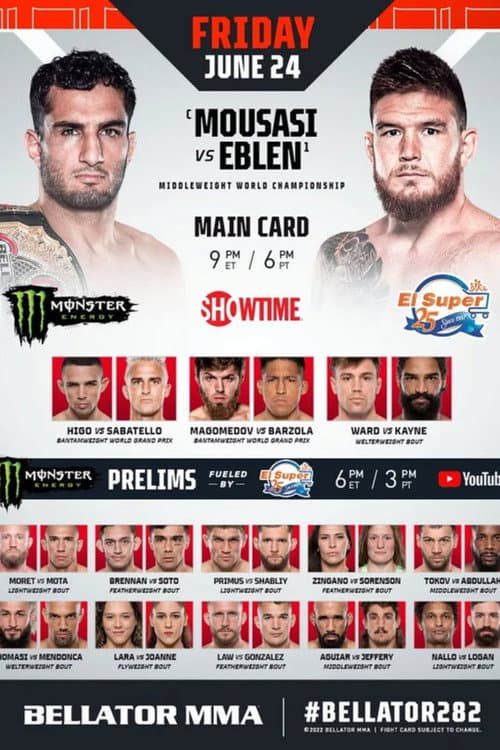 Bellator 282: Mousasi vs. Eblen (2022) poster