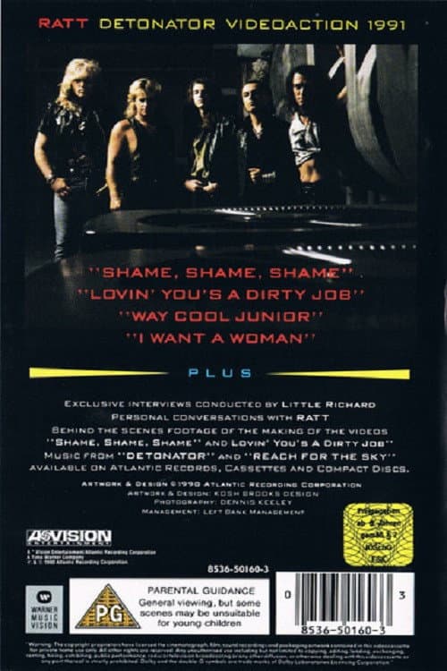Ratt: Detonator Videoaction (1991) poster