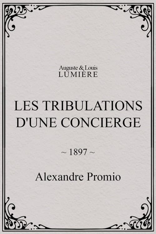 Les tribulations d'une concierge (1897) poster
