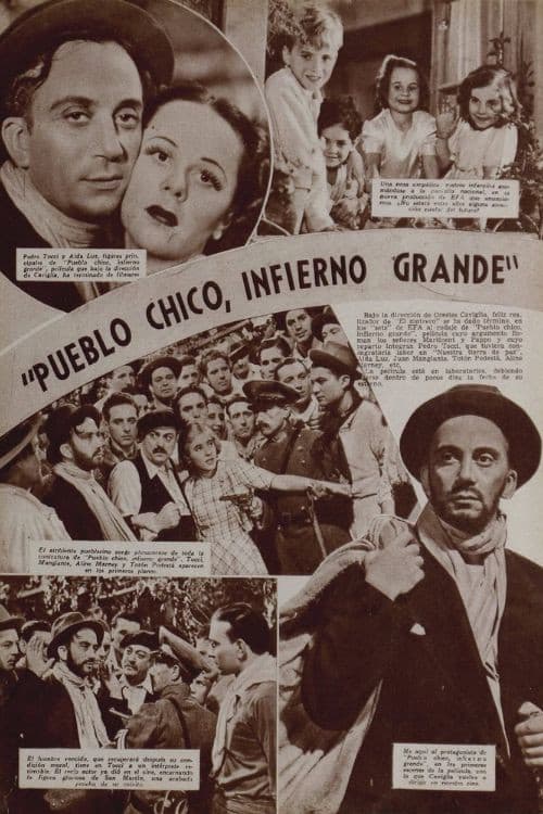 Pueblo chico, infierno grande (1940) poster