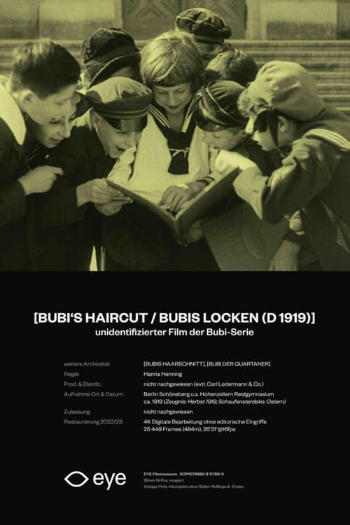 Bubis Locken (1919) poster