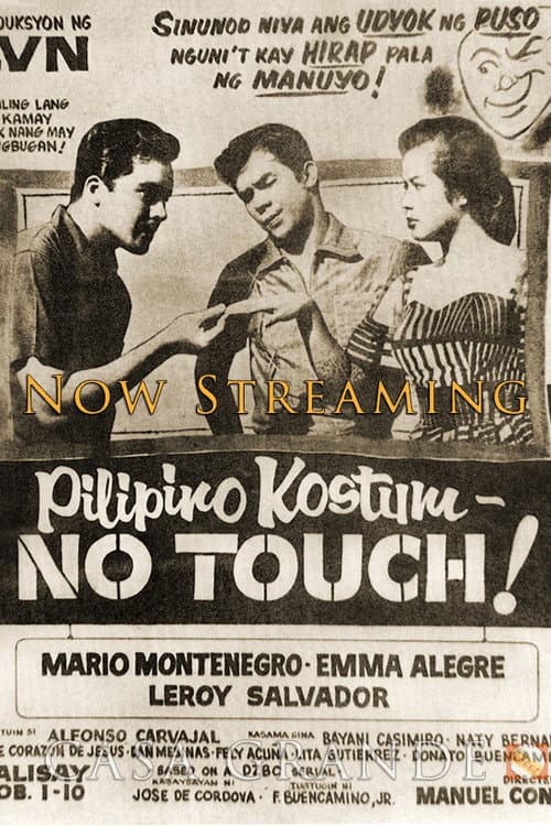Pilipino Kostum No Touch! (1955) poster