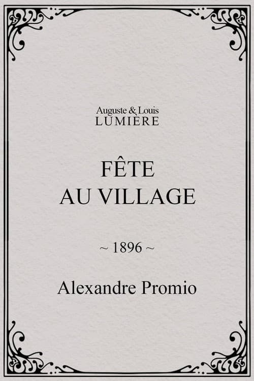 Fête au village (1896) poster