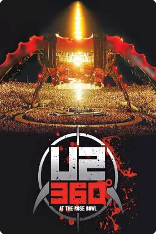 u2 360 tour - under the rainy belgium sky (2010) poster