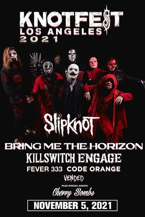 Slipknot - Knotfest Los Angeles (2021) poster