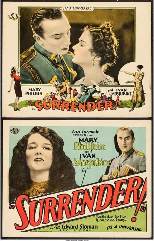 Surrender (1927) poster